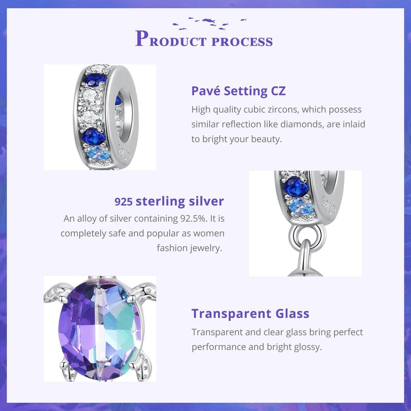 VOROCO Store Coffee Moon Star Dream Catcher Charms for Bracelet 925 Sterling Silver Dangle & Beads Charm for Charm Bracelet and Necklace DIY Charm Jewelry Gifts for Women - Image 4